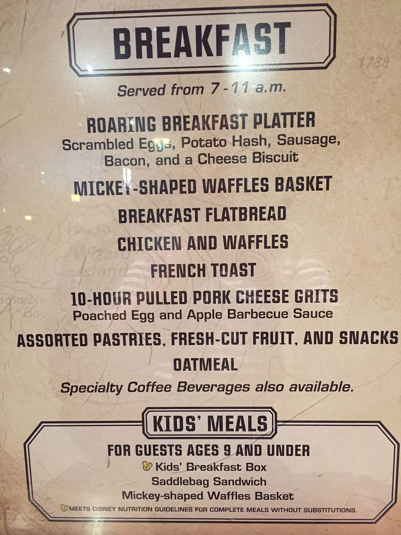 Roaring Fork Breakfast Taste of Disney